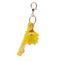Yu.Me. Sanrio Hello Kitty and Friends - Keychain with Hand Strap - Raincoat Pompompurin